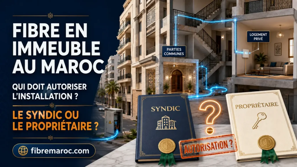 Installation Fibre en immeuble au Maroc : autorisation du syndic ou du propriétaire