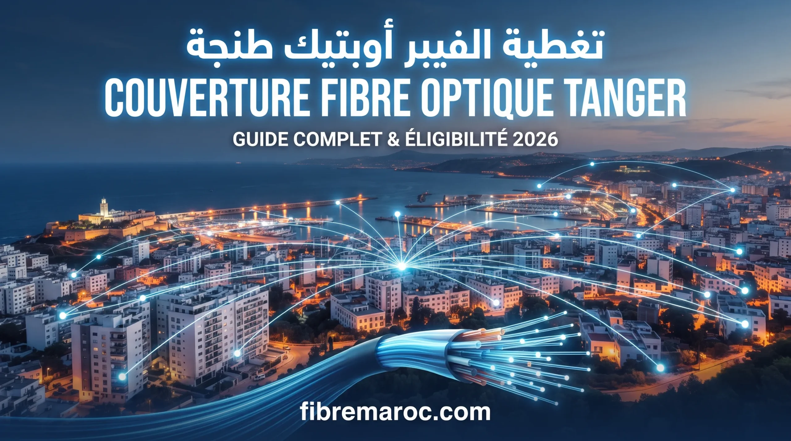 Couverture fibre optique Tanger 2026 - Fibre Maroc
