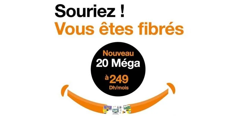 Prix Fibre Orange Maroc mis à jour