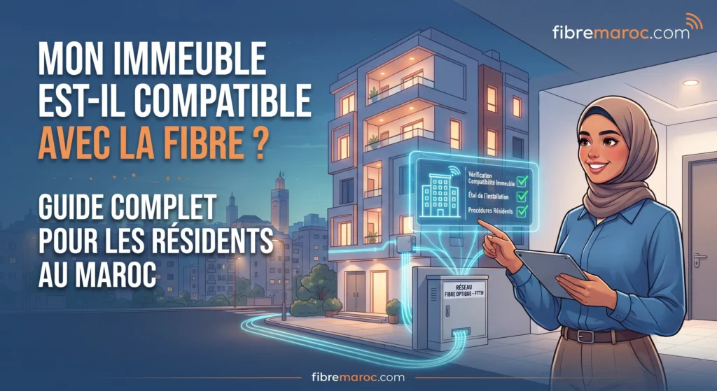 Vérification de la compatibilité de mon immeuble avec la fibre optique au Maroc